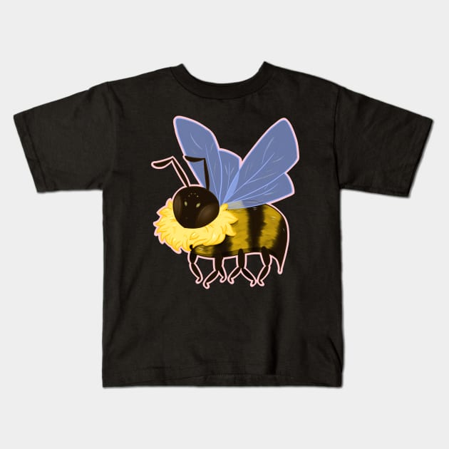 qween bee Kids T-Shirt by Witch